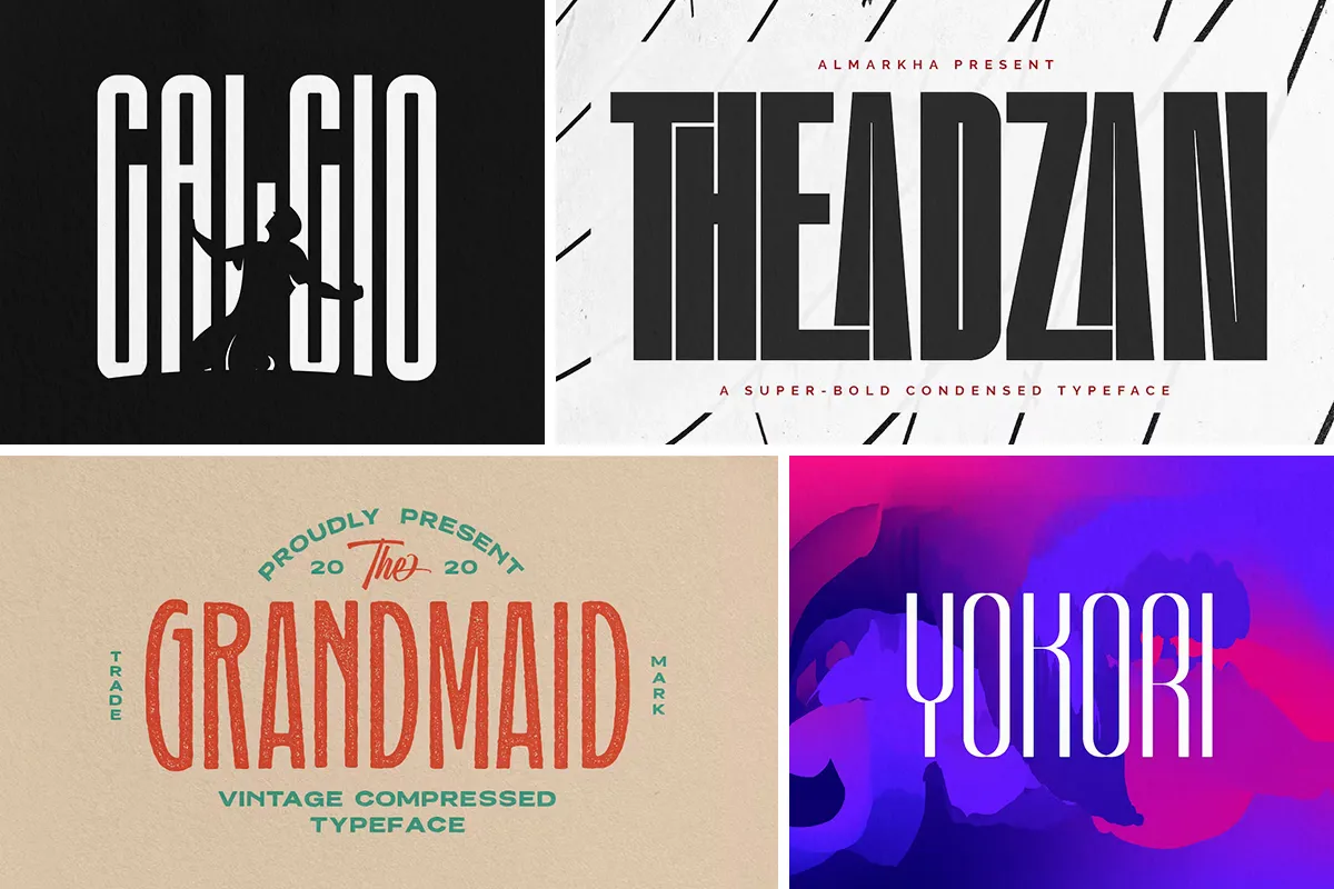 بیش از 20 فونت سبک قدیمی و فشرده که باید داشته باشید 6 مقاله بیش از 20 فونت فشرده سبک قدیمی 06